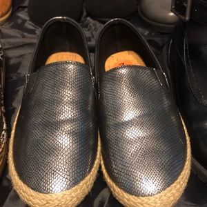 Brand New Metallic and Wheat Flats.